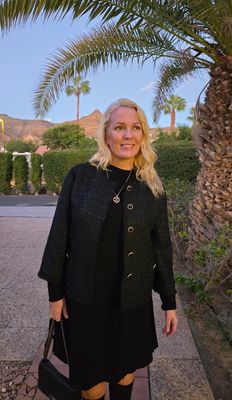 Hovedbilde CHLO&Eacute; JACKET - black -  levering ca. 15 sept