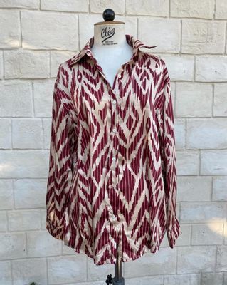 Hovedbilde ZELIA BLOUSE (880-1) - Bordeaux - ca 25. august ...