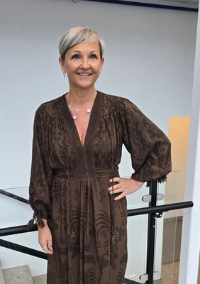 Hovedbilde GABRIELLA DRESS –  brown - levering ca.15 ...