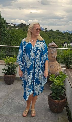 Hovedbilde Capri Kaftan – SHORT - Deep Sea Green 