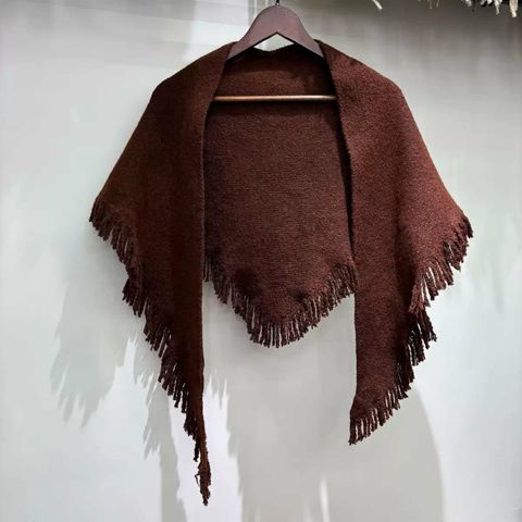 Hovedbilde Mirelle Fringe Scarf (F51) - brown