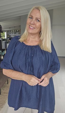 Hovedbilde MATERA BLOUSE ( ezm25302 )  – NAVY BLUE
