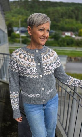 Hovedbilde FREYA CARDIGAN  (2536-2077) - Grey - 