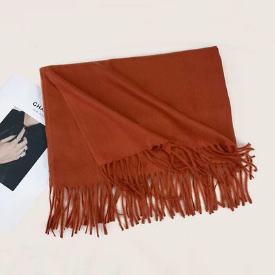 Hovedbilde SOFT DRAPE SCARF -  m&oslash;rk korall