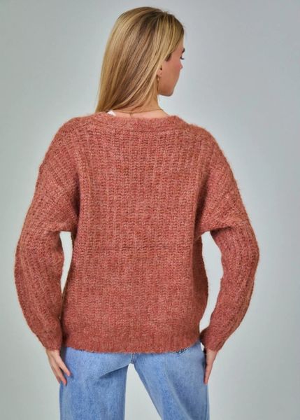 TUSCAN CARDIGAN (RM5003) ONE SIZE - Terracotta - ca 25. august levering