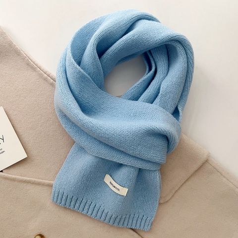 Hovedbilde NELIA WOOL SCARF – 100 % ull - lightblue