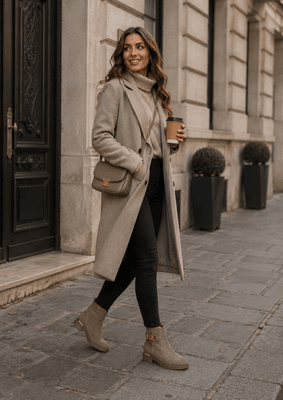 Hovedbilde ZARA BUCKLE BOOTS (AM7572) - Beige/kakhi
